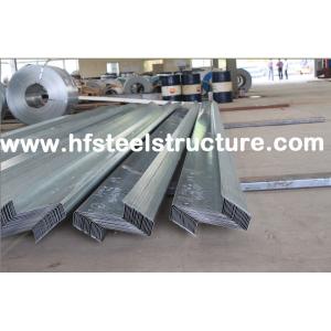 Galvanized C Purlin Steel Building Kits For Construction Material / Bracket