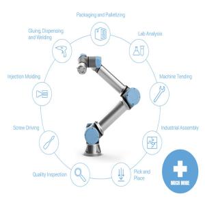 new collaborative robot UR 16e application industrial material handling robot