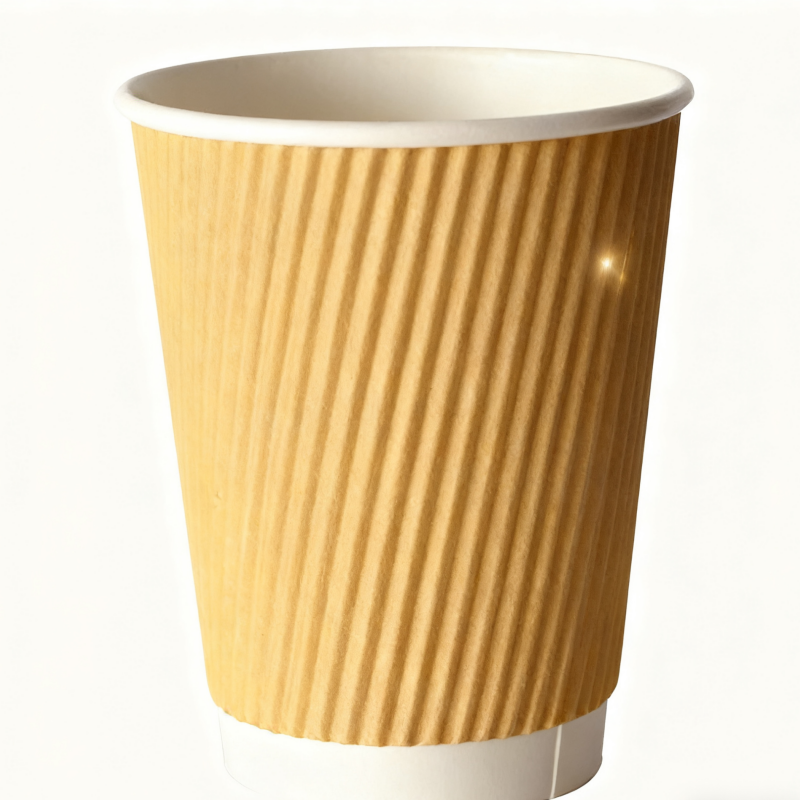 Disposable paper cup biodegradable customized eco-friendly hot drink coffee