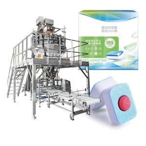 Automatic Food Tray Wrapping Packing Machine Household Products Packing Machine