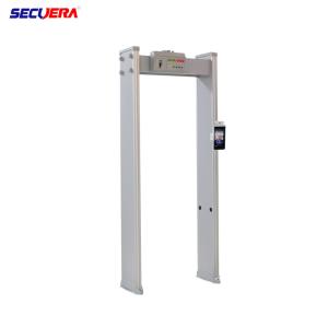 Cheap Metal Walk Through Door Frame Body Temperature Measurement With Face Recognizion for sale