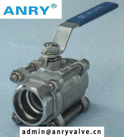 FNPT SS316 PTFE Seat Ball Valve For Water Flow Control