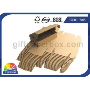 Small Paper Corrugated Cardboard Shipping Boxes / Foldable Paper Storage Boxes