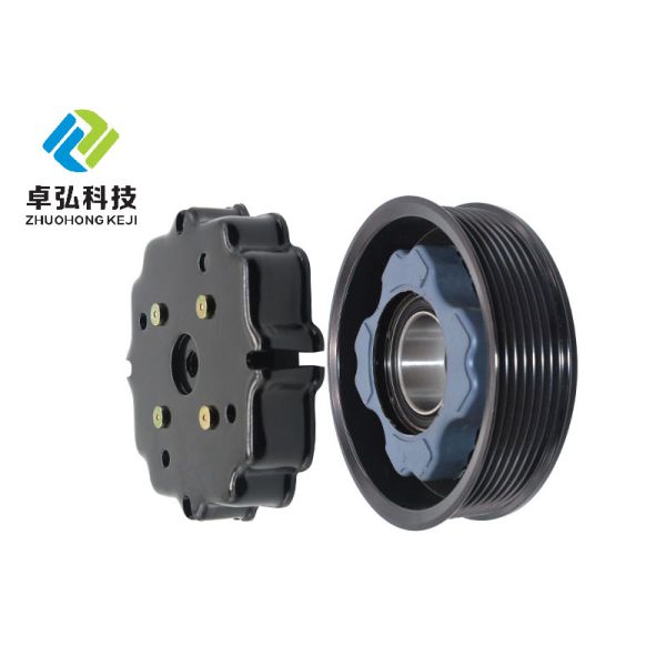 Car Fitment Audi 7SEU16C Auto AC Compressor Pulley Clutch Kit 7PK 120MM 12V for A8 4.2