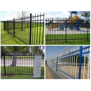 Galvanized Steel Wire Mesh Fence Panels Picket Tubular For Boundary Wall