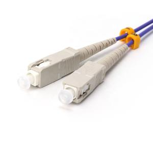 KEXINT SC LC Duplex Fiber Optic Patch Cord MM OM2 Purple Color 50/125 2.0mm 3m