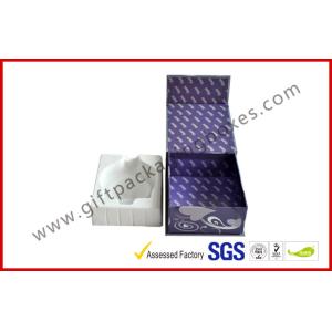 Heart Shape Perfume Packaging Rigid Gift Boxes with Plush PS tray for Present