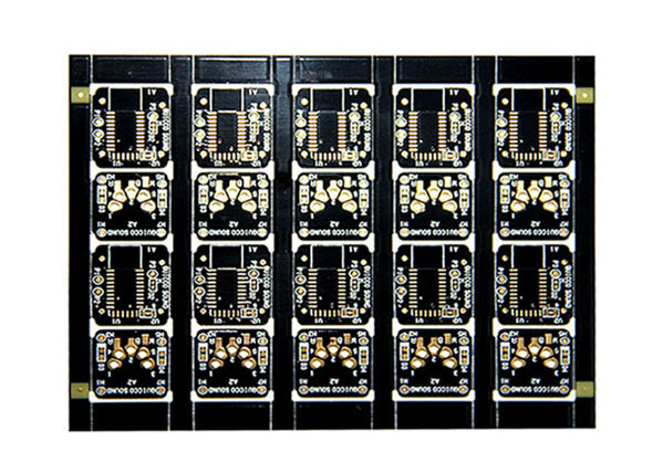 Quality 2 U" ENIG FR4 Black Ink UL RoHS 2 Layers PCB Circuit Board wholesale