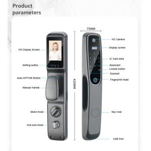 Smart Wifi HD Camera Lock Waterproof Smart Lock Aluminum Alloy