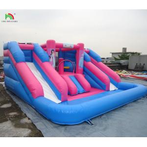 Cheap Hot Sale Inflatable Water Slide Double Lane Inflatable Water Slide with Detachable Pool for Sale for sale