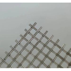 Silver 1.2mm Architectural Woven Wire Mesh Superior Security Fencing Solution