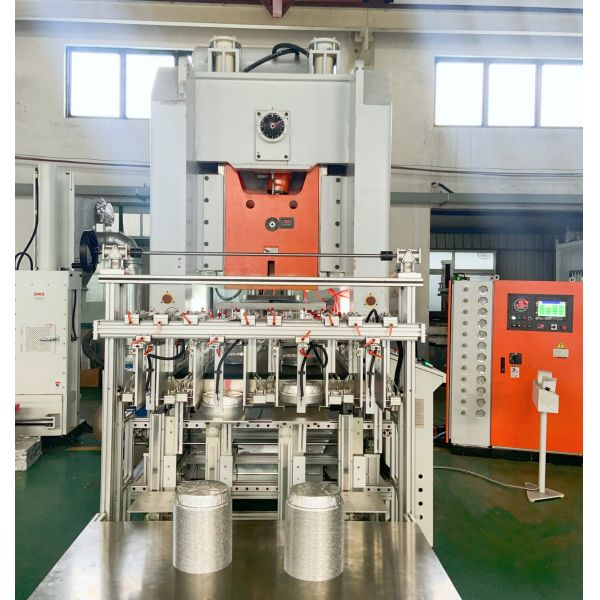 Quality Automatic 24KW Silver Plate Aluminium Food Container Making Machine 3800MM wholesale