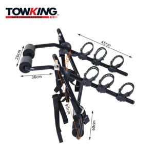35KGS Load Foldable Bike Rack Trunk Mounted Bike Carrier Rack For Hatchback