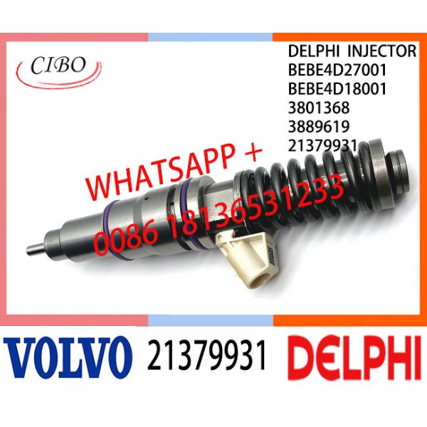Fuel Diesel Injector 21379931 BEBE4D27001 BEBE4D18001 3801368 3889619 E3.18 for VOL PENTA MD13