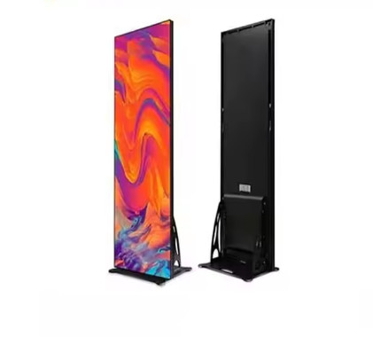 High Brightness LED Full Color Poster Display P2.5 Indoor Floor Stand Advertisin