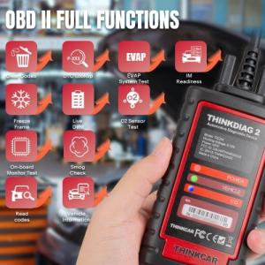 2025 THINKCAR Thinkdiag2 All System Diagnostic Tool Auto VIN ECU Coding 15+