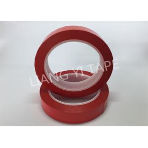 Red Polyester PET Transformer Insulation Tape Excellent For Decorative Striping