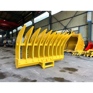 OEM Mini Excavator Rake Bucket Attachment For Land Clearing