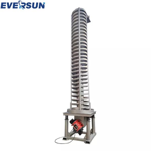 Feed Grain Stainless Steel Vertical Vibration Cooling Screw Elevator Non