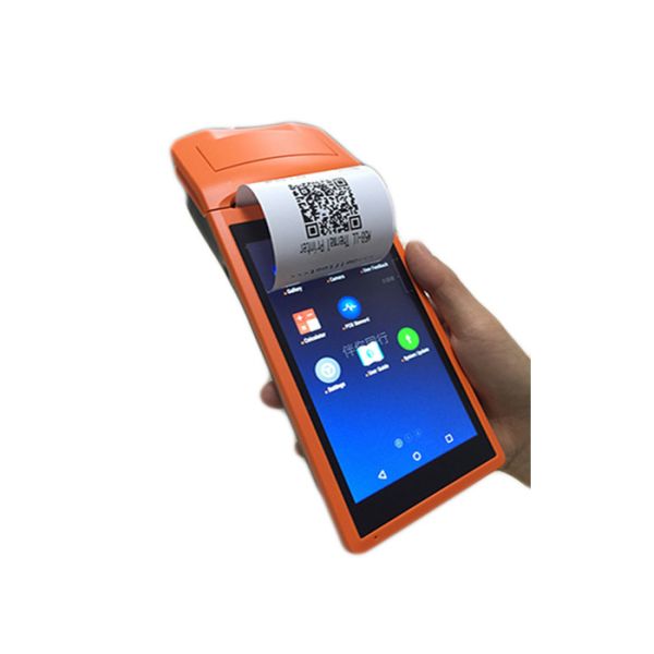 Portable Payment Android Handheld POS Terminal with Printer / 5.5 Inch Touch