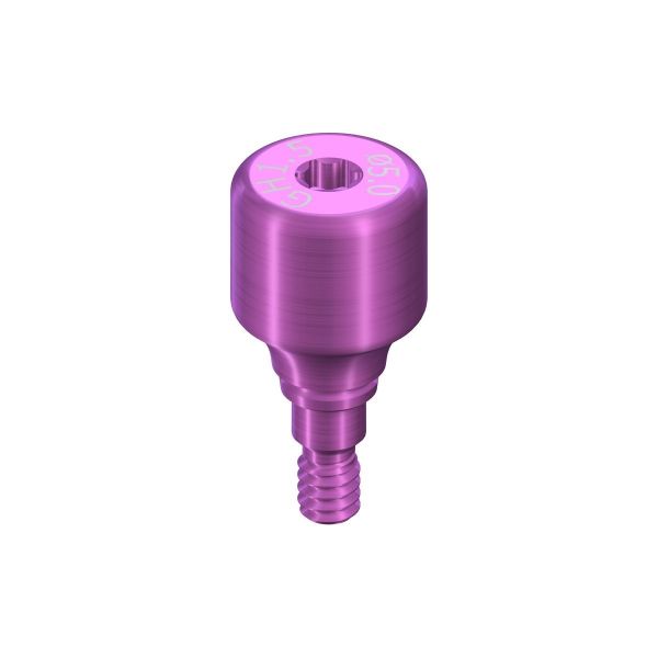 ITI Straumann BLX® RB/WB HEALING ABUTMENT, CROWN, Ø 5MM, GH 1.5MM, AH 2MM/4MM, TITANIUM GR5 ELI