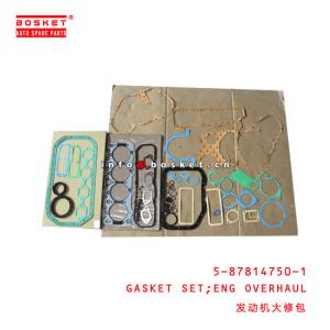 China 5-87814750-1 Engine Overhaul Gasket Kit 5878147501 Suitable for ISUZU XD 4BG1 on sale