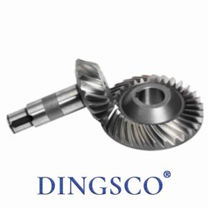 Transmission Pinion Helical Bevel Grinding Gears High-Efficiency with Hardened