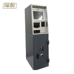 High Speed Note Validation LCD Touch Display Money Cash Deposit Machine