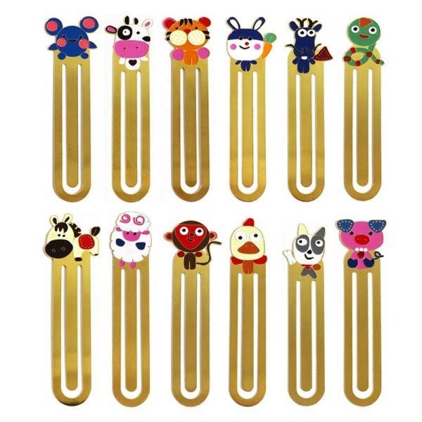 Quality Personalized Custom Bookmarks Engraved Metal Bookmark 2D wholesale