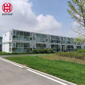 Zontop China Hurricane Proof Modern Modular 3 Bedrooms 2 Storey Prefab Container