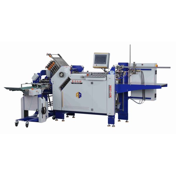 Quality Pharmaceutical Leaflet Paper Folder Machine For Booklet Paper Folding Machine With Cross Folder Machine wholesale