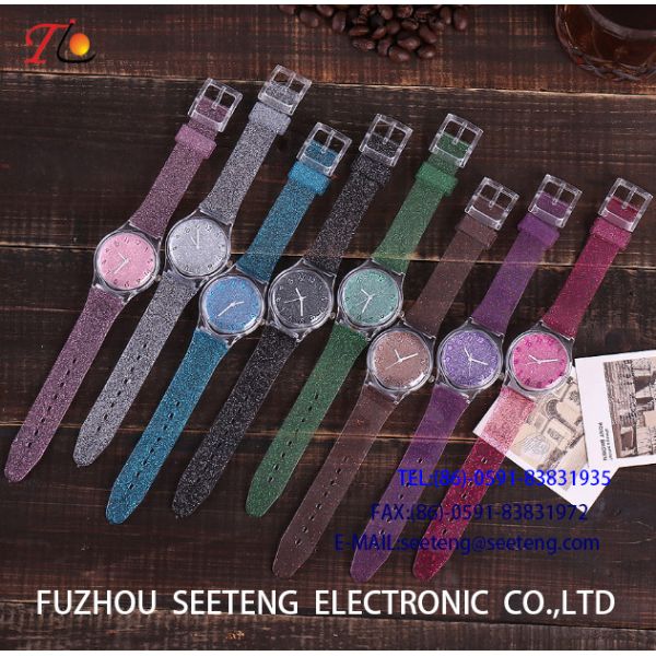 Children's watch with PVC strap Multicolor color customized for promotion