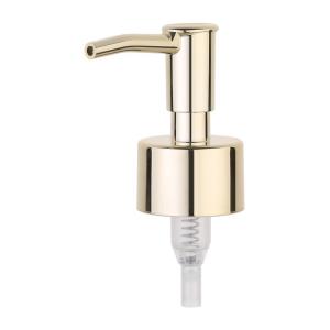 Gold UV Plastic ABS Lotion Pump for Hand Washing Soap Eco-friendly