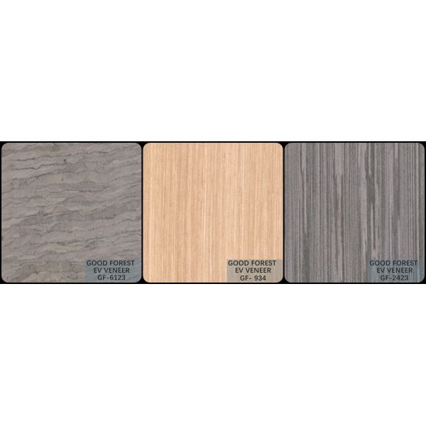 Engineered Custom Wood Veneer Panels Irregular Texture For Decoration ISO