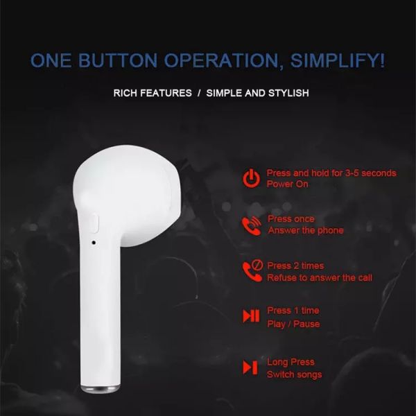 Portable Smart I9s Wireless Earbuds True Wireless Bluetooth Headphones