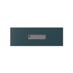 ENF Certified Teal PVC Drawer Front Panel With Recessed Handle Eco Friendly MDF