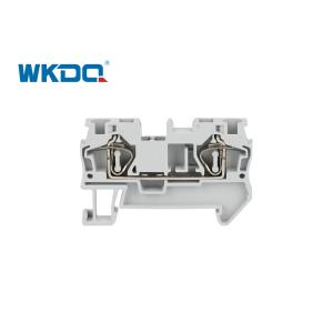 Cheap JST 4 Spring Terminal Block Connector Low Voltage Snap On Mounting for sale