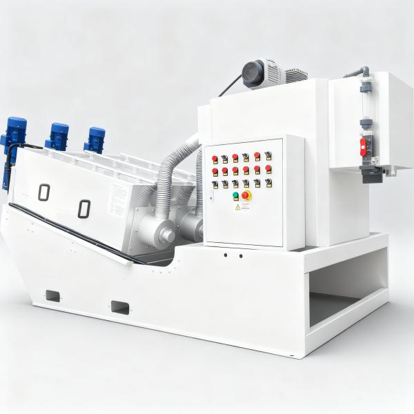 Quality Self Cleaning Sludge Thickening System Volute Sludge Dewatering Press wholesale