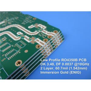 Cheap 60.7mil RO4350B LoPro Rogers PCB Board For High Speed Back Planes for sale