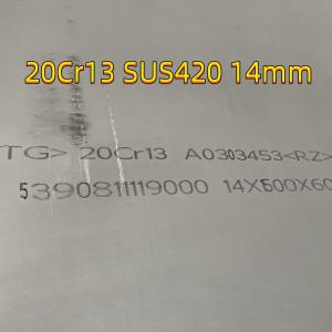 China AISI 420 Sheet  TISCO 20Cr13 SUS420J1 430J2  DIN 1.4021 Stainless Steel Plate 10-50mm on sale