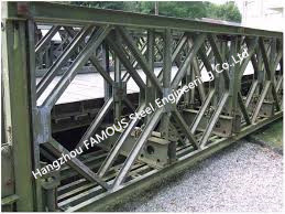 China 4.5m X 3.5m Hot Dip Galvanized  Bailey Bridge Panel For Emergency Situations on sale
