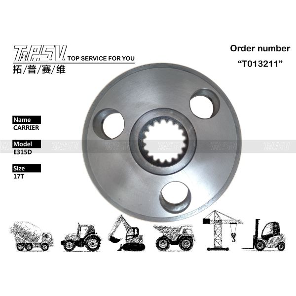Quality 165-5795 E315D Excavator Travel 1 Stage Planetary Carrier for Gear Meshing Installation in Heavy-Duty Construction Machinery wholesale
