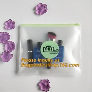 A5 full color print PP/PVC document bag with zipper lock file folder bag,soft