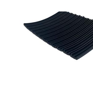 EPDM Rubber Seal D Shaped Foam Strip for Sound Insulation and Water Proof 19*23