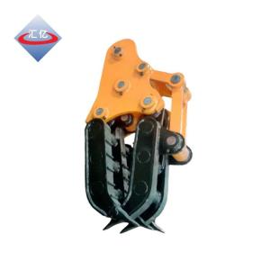 Cheap Q355 Alloy Steel Excavator Grapple 30t Rock Mechanical Grapple For Tractor for sale