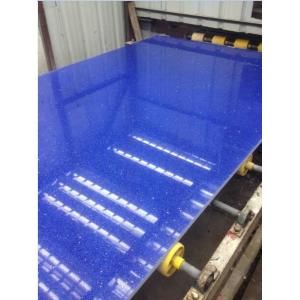 Resin Quartz Stone Slab For Countertop Sparkle Galaxy Color Optional