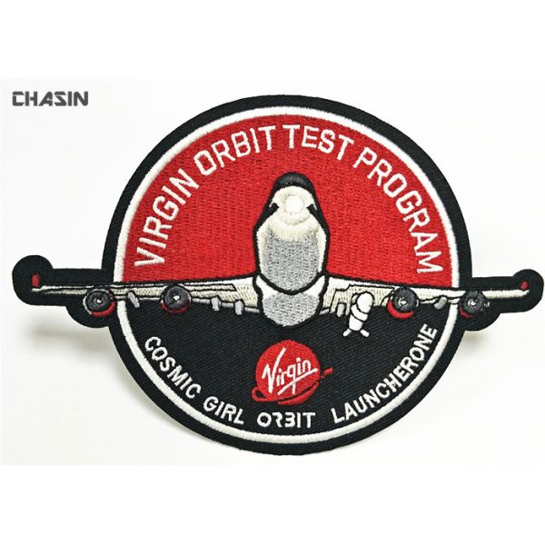 Quality Recycled Aviation Hat Patches Laser Cut Smooth Border Fabric Badges Patches wholesale