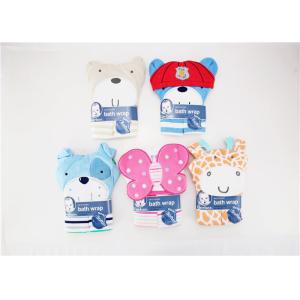 China Print Knit Terry Baby Wrap Around Blanket , Swaddle Cotton Blanket No Fluorescent on sale