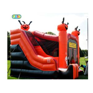 Cool Playhouse Inflatable Bounce House Combo Castle With Slide For Kids And