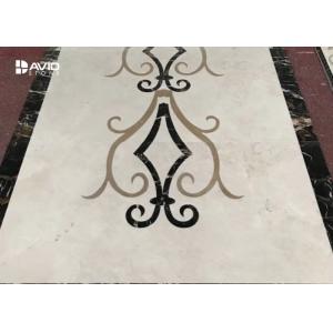 Simple Flower Marble Tile Patterns Marble Floor Medallion Water Jet Designs